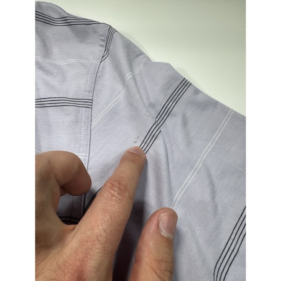 Ashworth Shirt Men's Large Gray Short Sleeve Golf Polo Eztech - Picture 11 of 11